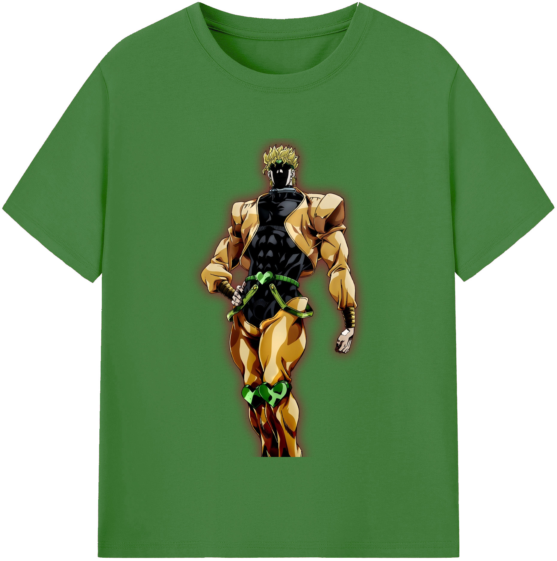 （画像用） ジョジョの奇妙な冒険 ディオ?ブランドー JoJo's Bizarre Adventure Dio Brando レディースカジュアルプリントTシャツ（綿100％）